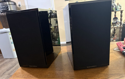 Bowers & Wilkins CM1 S2 Bookshelf Speakers Black Pair 2.0 Channel