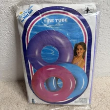 Vintage 1994 Intex Wet Set 36" Tire Tube Inflatable Ring Float Purple NEW SEALED