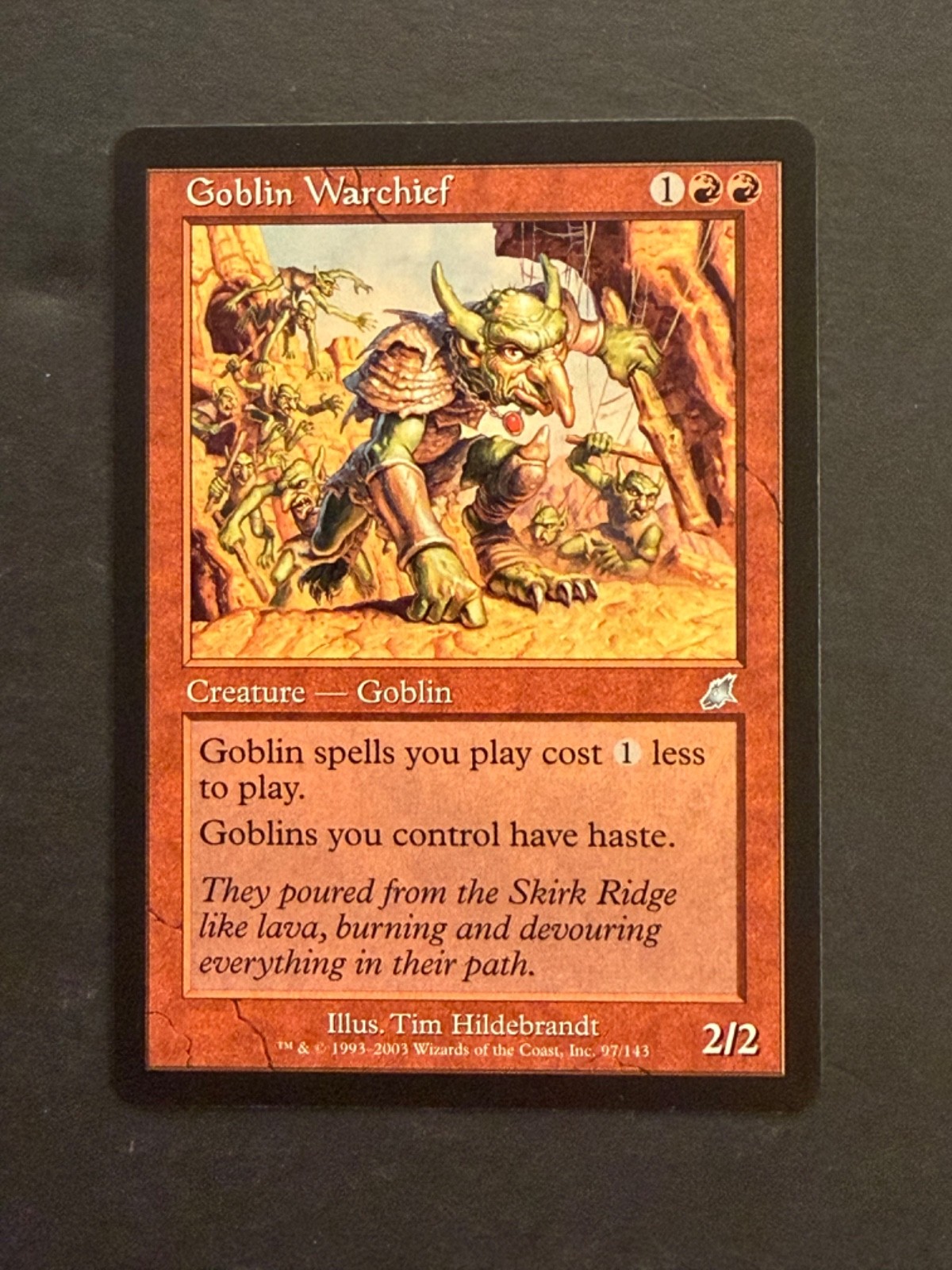 Goblin Warchief Scourge NM- MTG Magic the Gathering d