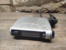 Sony Dream Machine Alarm Clock Radio ICF-C253L Silver WORKING 