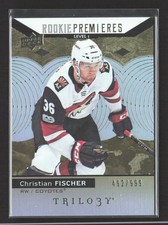 2018 Upper Deck Trilogy Rookie Premieres Christian Fischer #51 492/999