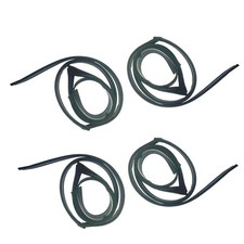 4pcs Door Glass Run Channel Weather Window Seal Kit For 94-97 Honda Accord Sedan