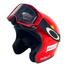 Casco Schuberth Pit Crew Scuderia Ferrari con Occhiali signed Fernando Alonso