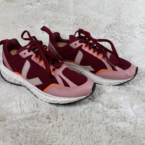 Veja Condor Mesh Running Sneaker Grenat Dahlia Women's Size 8