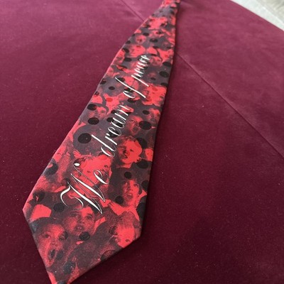 PICCO Italy 100% Silk ''We Dream of Peace'' Novelty Tie | 90s Humanitarian Collage