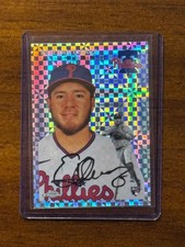 2023 Topps Chrome Platinum Esteban Quiroz X-Fractor RC #176 Phillies