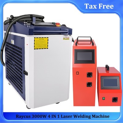 Raycus 3000W Laser Welder 4IN1 Metal Cutting Cleaning Machines Laser Rust Chille