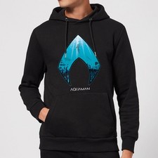Image of Official DC Comics Aquaman Deep Adults Hoodie Black