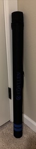 Konllen Cloth Blue And Black Pool Cue Billiard Case Bag Hard Case