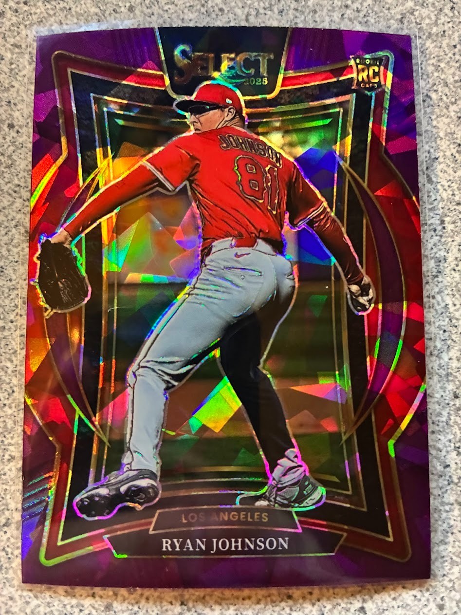 2025 Select Baseball Ryan Johnson - #47 - Purple Ice - /175