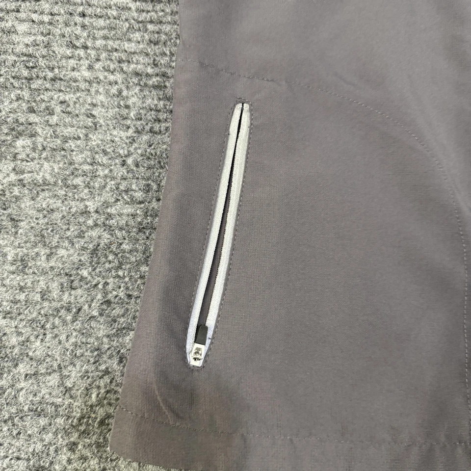 Chaleco Oiselle Mujer Gris Medio Cremallera Completa Correr Reflectante Chaqueta Atlética Foto 4 de 4