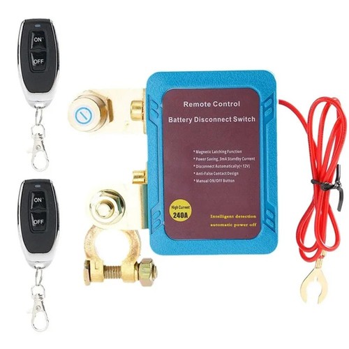 High Temperature Insulated Car Battery Disconnect Switch with Remote Control - Picture 4 of 12