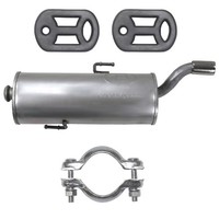 Endtopf Auspuff FüR Peugeot 206 1 I 1.4 1.6 1.1 FließHeck Limousine 98-10 Polmo