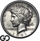 1921 Peace Dollar *Key Date* Choice XF++