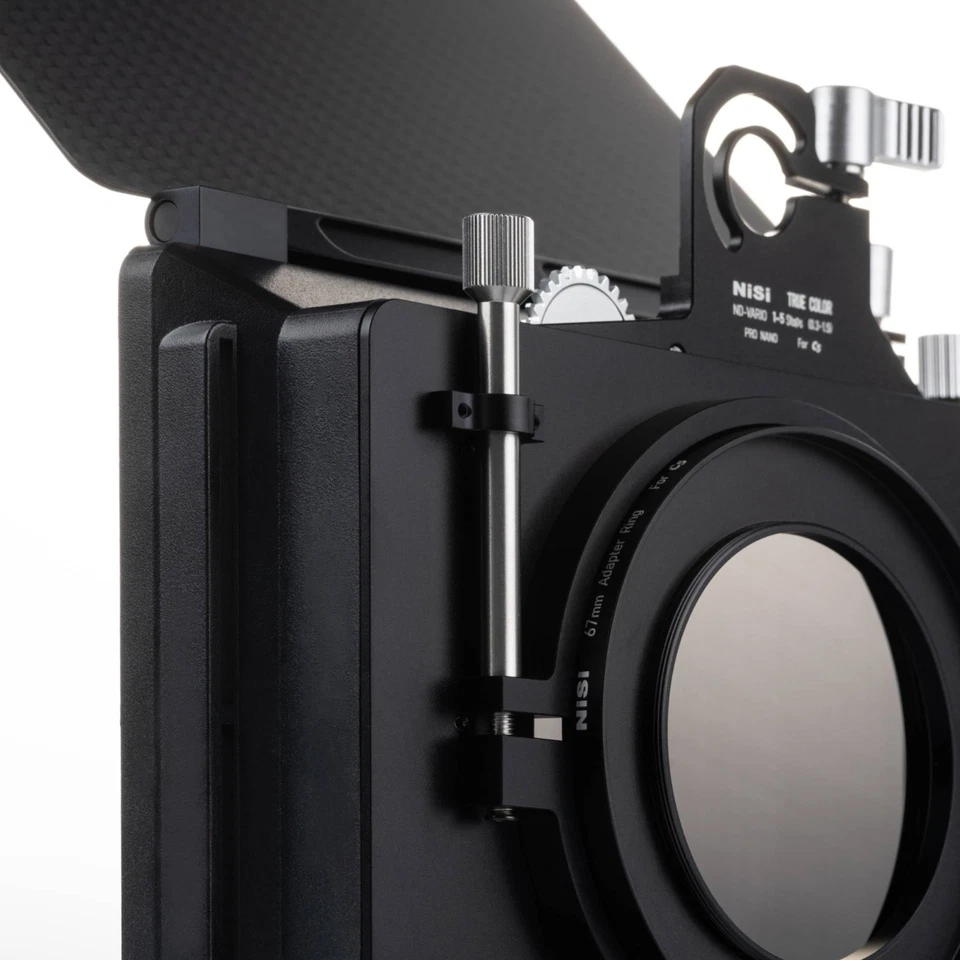 NiSi C5 Cinema Kit Matte Box, VND 1-5 Stops, CPL, 4 Stop ND, Black Mist 1/8 - Image 3 of 4