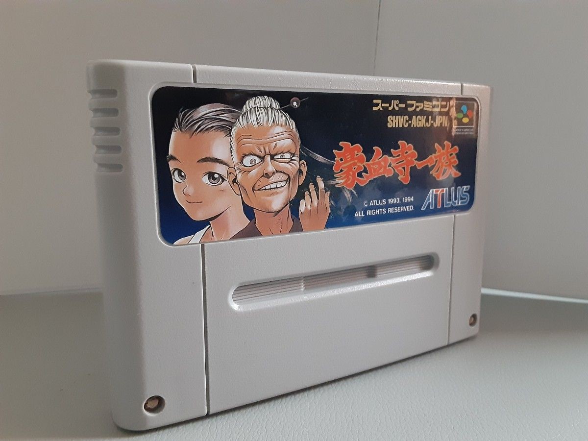 Super Famicom Goketsuji Ichizoku (SHVC-AGKJ) – Jeu Combat NTSC-J – Avec Carte Postale