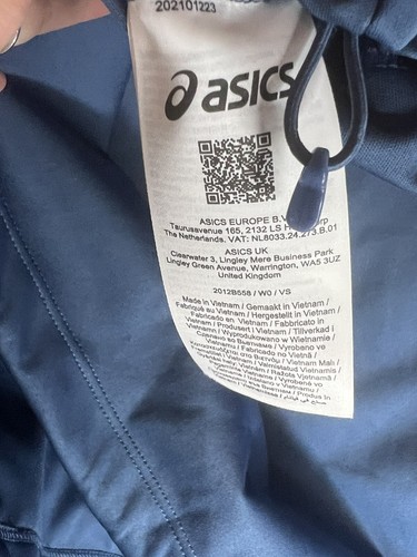 ASICS men's Running Jacket XL Reflective Night Runner Zipped Jacket - Picture 6 of 8