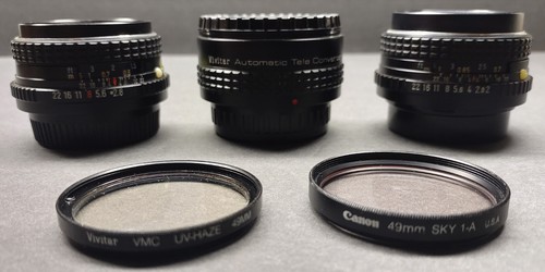 Cámara fotográfica Pentax K1000 Asahi 35 mm SLR 2 lentes filtros teleconvertidor ENVÍO GRATUITO - Imagen 12 de 24