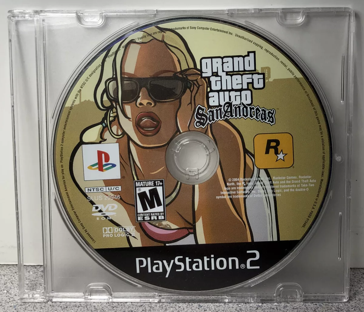 Grand Theft Auto San Andreas - PS2 (disc only)