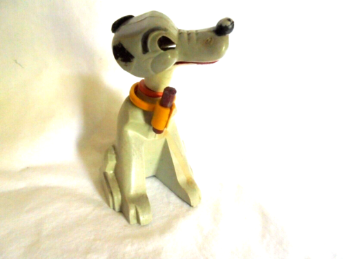 Vintage Gray Plastic Pet Parade Pup Wheat Chex Cereal Magnetic Premium Ring Toy - 第 1/7 張圖片