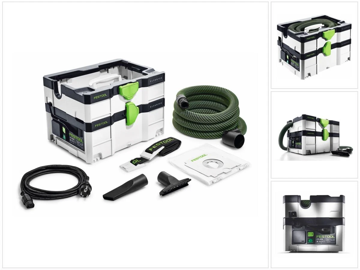 Aspirateur 1000 W CLEANTEC CTL SYS en boîte carton FESTOOL 575279 - FESTOOL  - 575279