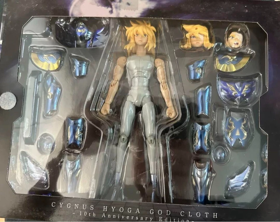 Bandai Saint Seiya Cloth Myth Cygnus Hyoga God Cloth 10th Anniversary Edition - Image 3 of 4