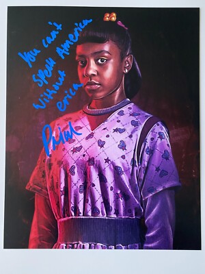PRIAH FERGUSON In Person Signed Autograph 20x25cm Stranger Things