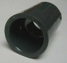 SPEARS Schedule 80 Gray Coupler  PVC socket to socket  1 " pipe fitting