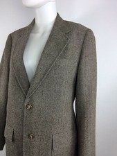 Mellissa Fashions LTD Vintage Women Handmade Wool Jacket Brown Medium/Large 27 