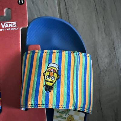 Vans Burt and Ernie Striped Sesame Street Sandals size 11 NWT Vans | Shoes | Vans X Sesame Street Bert Ernie La Costa  main image 3