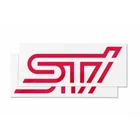 Genuine OEM SUBARU STI Sticker 2 Sheets STSG14100270 Cherry Red 2.0x5.7 in WRX
