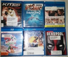 10 Movie lot of blu-rays in cases with cover art