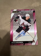 2023-24 O-PEE-CHEE PLATINUM R-KE MILOS KELEMEN ROOKIE Matte Pink AUTO