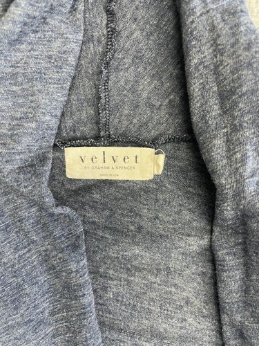 Velvet by Graham & Spencer Cardigan Women's Small Blue Open Front Long Sleeve - Picture 3 of 8