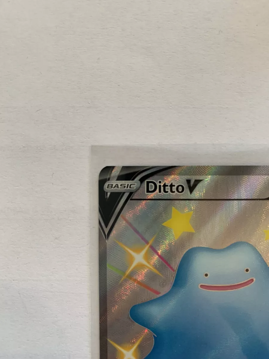 Card Pokémon Ditto V Shiny Original Copag Raro