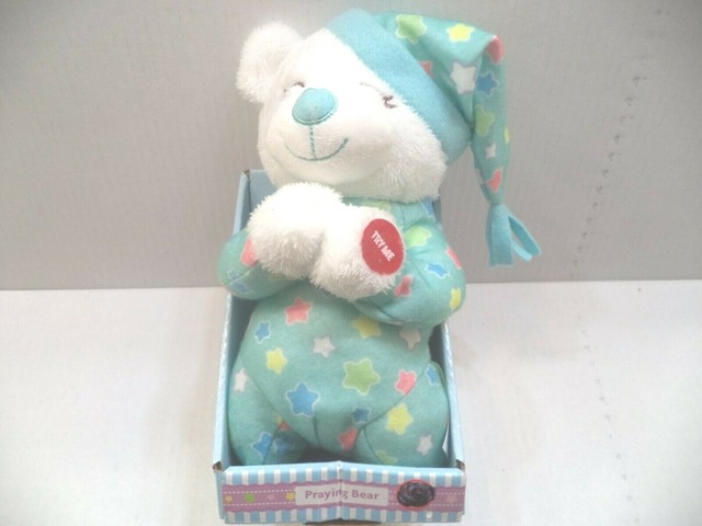 now i lay me down to sleep teddy bear