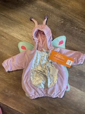NWT Plush Purple Butterfly Infant Baby Pullover Halloween Costume 6-12 Months