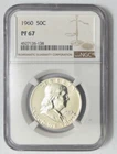 1960 NGC PF67 Franklin Half Dollar 50c US Mint Silver Proof Coin 1960-P PF67