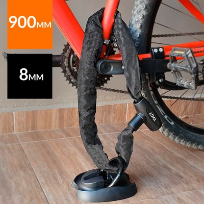 CADENA CANDADO PITON MOTOS BICICLETAS DE ANTIRROBO BICI MOTO SUELO PARED eBay