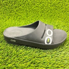 Oofos OOahh Womens Size 5 Black Beach Walking Recovery Slides Sandals