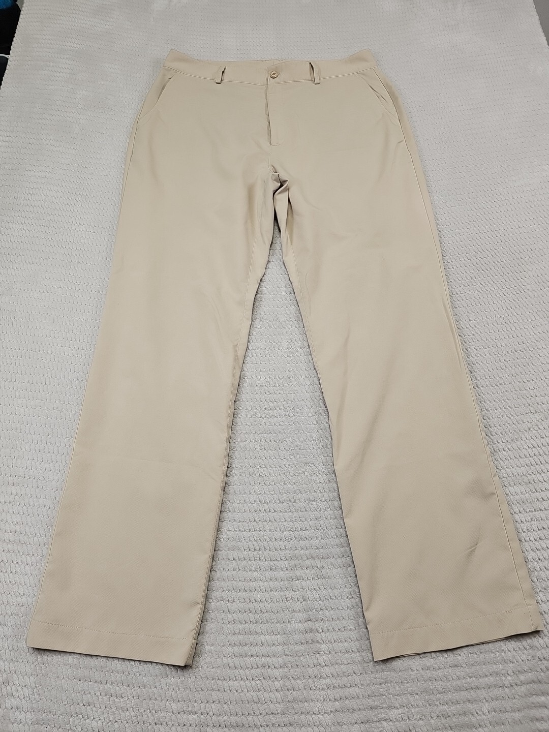 Under Armour Golf Pants Mens 36 Tan Light Weight Out Door Active