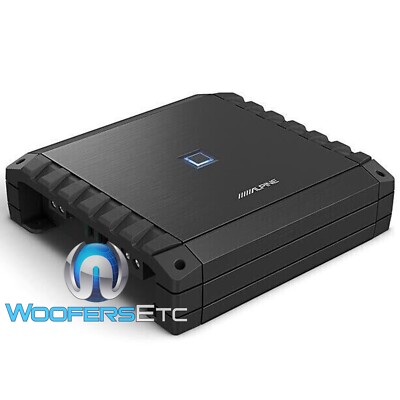 ALPINE S2-A60M MONOBLOCK 600W RMS SUBWOOFERS BASS SPEAKERS 1-OHM AMPLIFIER NEW