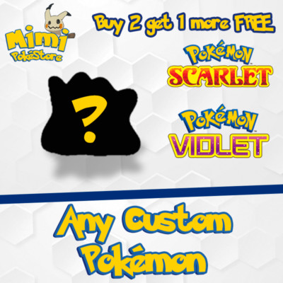CUSTOM POKEMON Shiny, 6ivs, Competitive - Pokémon Scarlet Violet Nintendo Switch