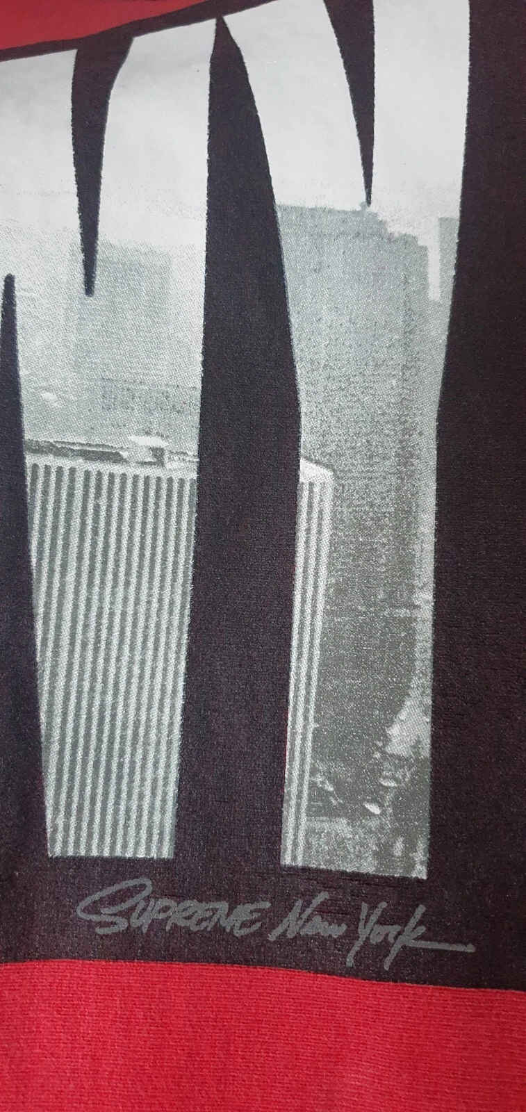 FW10 Supreme SupNY Pullover Rosso Felpa con Cappuccio XL Hoodie Vintage 2010 Raro