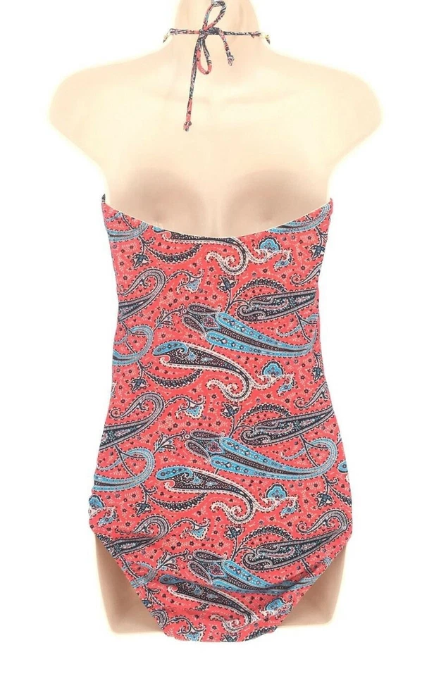Shoshanna Multicolor Una Pieza Corbata Clásico Mujer Verano Traje de Baño Talla 8 Foto 3 de 3