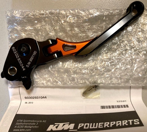 PAIRE LEVIERS REPLIABLES Flip Up Orange KTM Super Adventure S 1290 C1