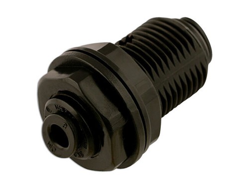 Push-Fit Bulkhead Union 8mm - Pack 5 - Connect 31099 New