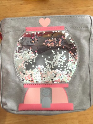 THIRTY ONE Littles Carry All Cady GUMBALL CONFETTI gray and pink