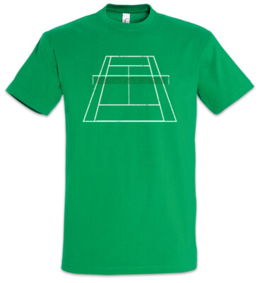 Tennis Court II T-Shirt Player Passion Love Addiction Tennis Racket Field Ball