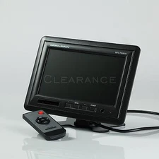  7"inch  TFT PANEL DUAL IR TRANS STAND 2 VIDEO INPUT 1 AUDIO CAR MONITOR